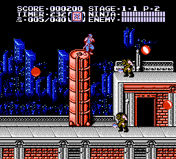 ninja gaiden 2 nes wallpaper